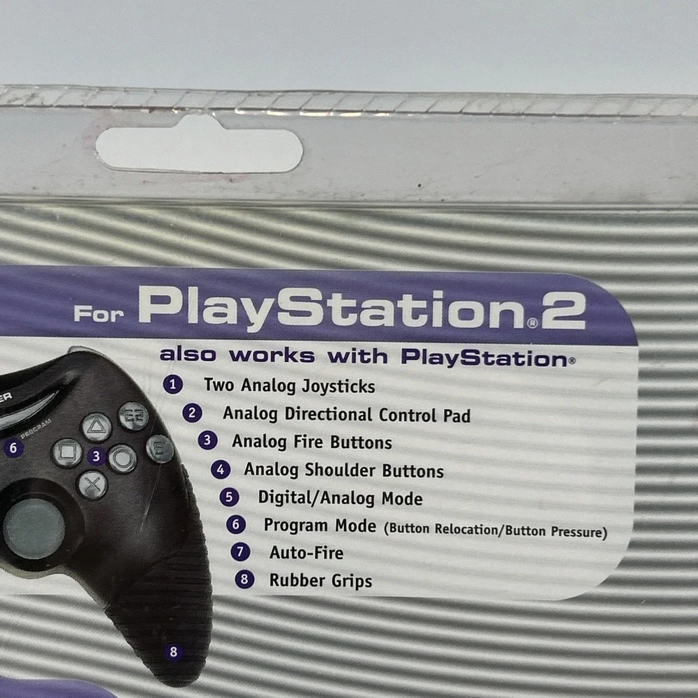 Vintage Interact Storm Chaser Wired Game Pad Controller Sony Playstation PS2 NOS